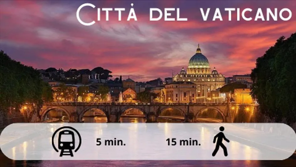 Vatican Modern Apartment 5 Min Metro A - Terrestre Rome 0*,  Italy